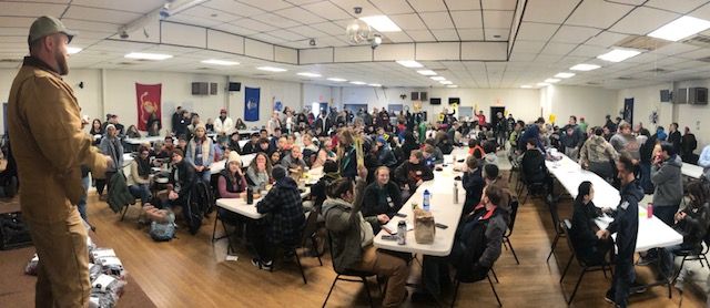 Schnit Merri addressing volunteers